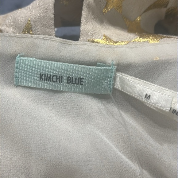 NWT - KIMCHI BLUE by Urban Outfitters Corellia Metallic Mini Dress - M - Picture 12 of 12